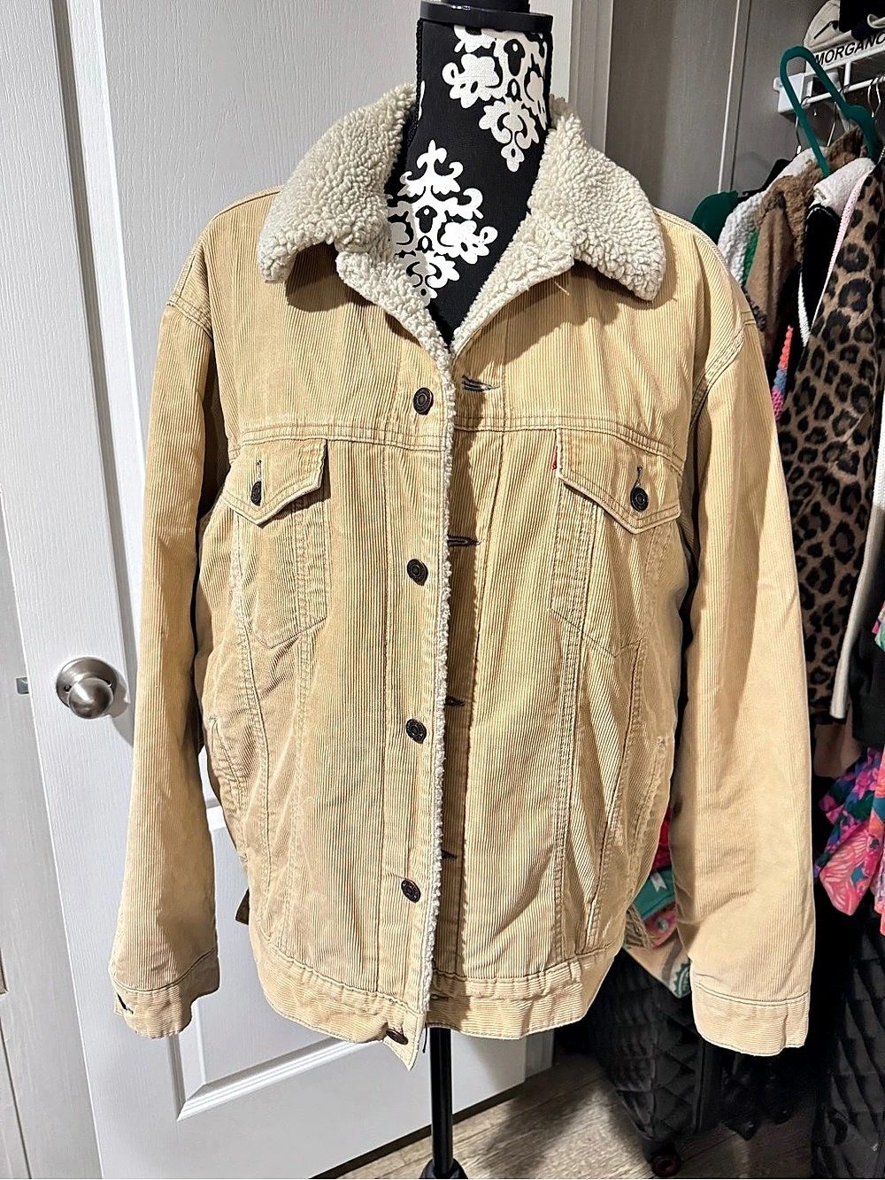 Levi's Original Sherpa Trucker Jacket Sherpa Trucker Jacket Tan Large
